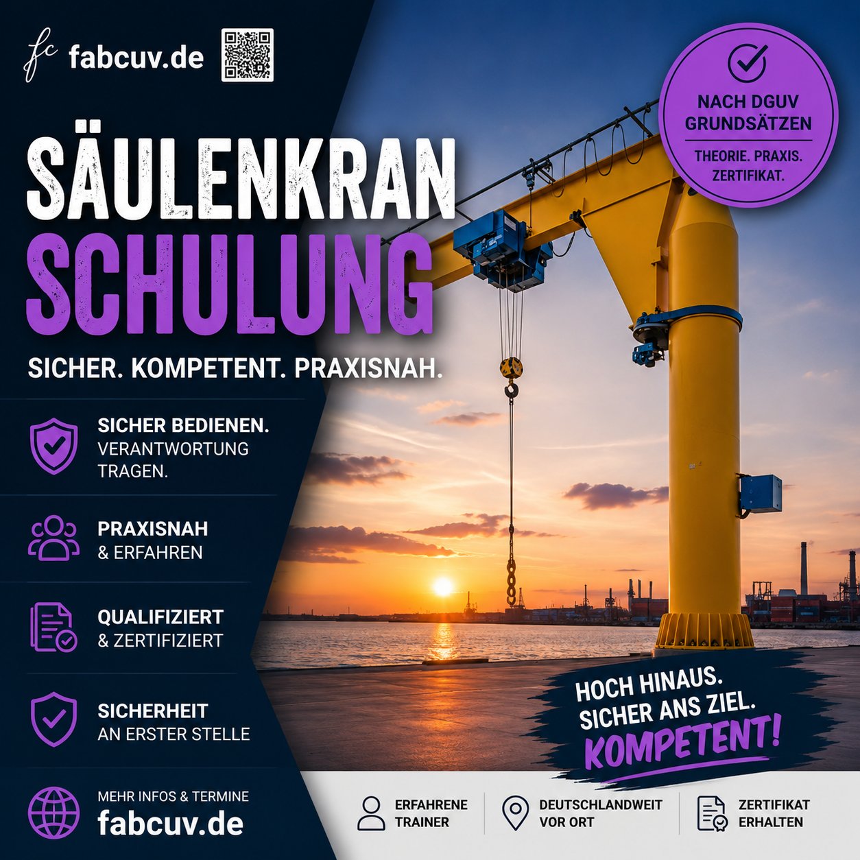 Säulenkrane Jahresunterweisung – fabcuv.de